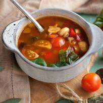 Rezept für eine typisch italienische Minestrone